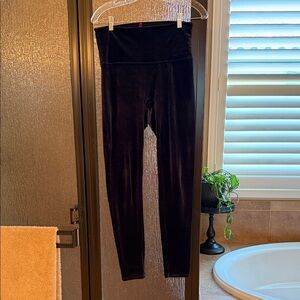 SPANX Blue Velvet Leggings